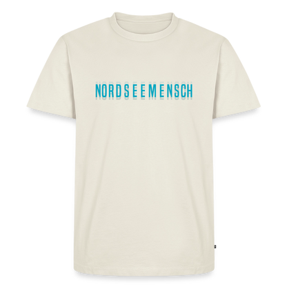 Nordseemensch - Herren Premium T-Shirt - Naturweiß