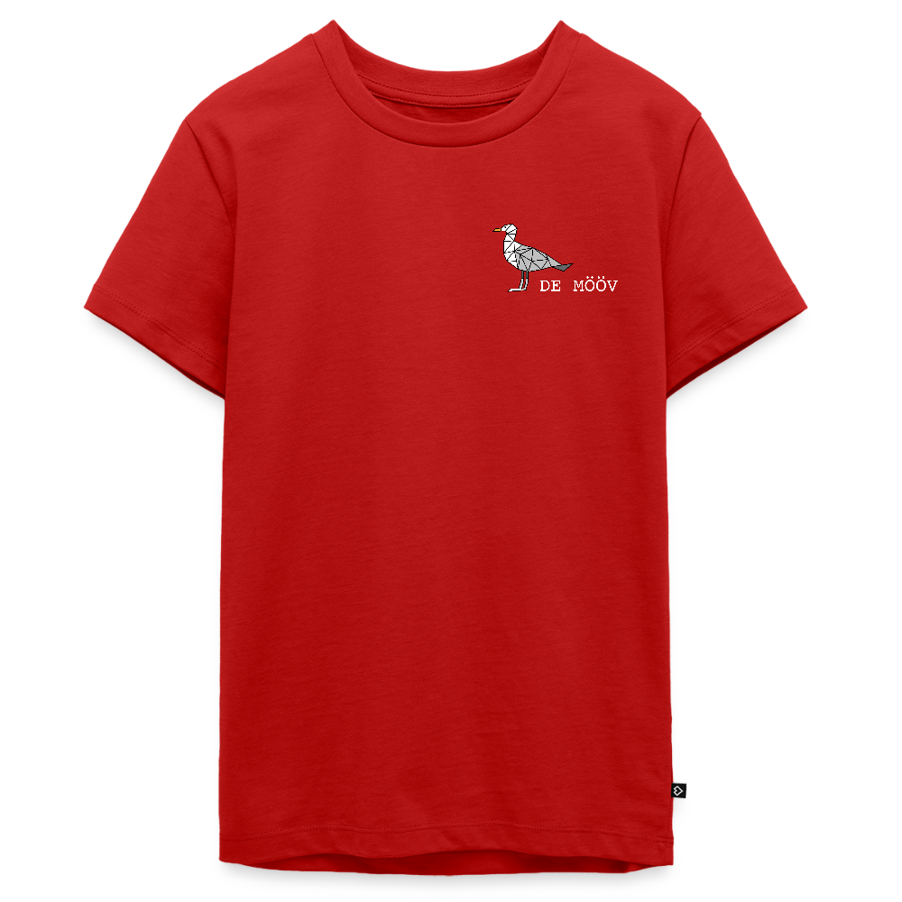 Teenager Premium T-Shirt - de Mööv (weiss) - Rot