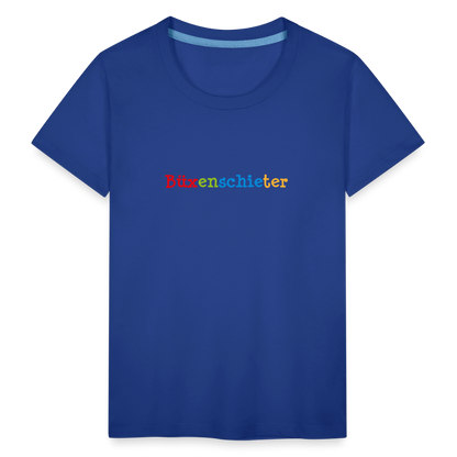 Kinder Premium T-Shirt - Büxenschieter - Königsblau