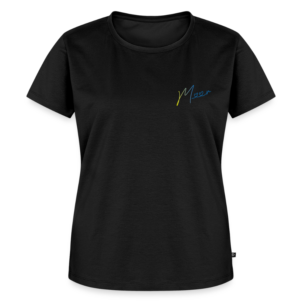 Damen Premium Bio T-Shirt - Meer - Schwarz