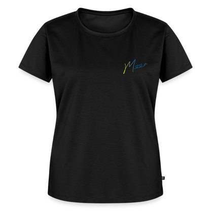 Damen Premium Bio T-Shirt - Meer - Schwarz