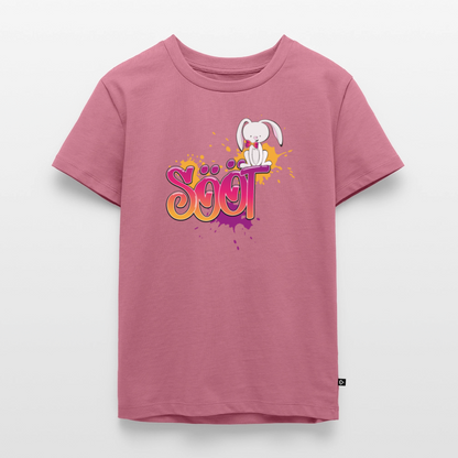 Kinder Premium T-Shirt - sööt Haas - Mauve
