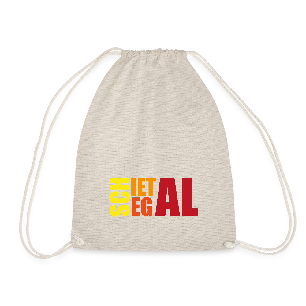 Turnbeutel - Schietegal Rot - Natur