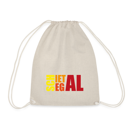 Turnbeutel - Schietegal Rot - Natur