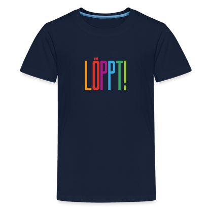 Teenager Premium T-Shirt - Löppt! - Navy