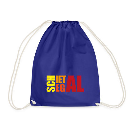 Turnbeutel - Schietegal Rot - Königsblau