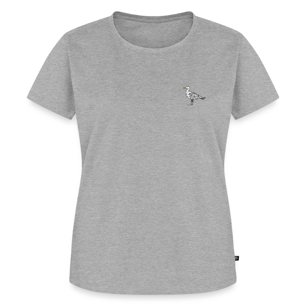 Möwe - Damen Premium Bio T-Shirt - Grau meliert