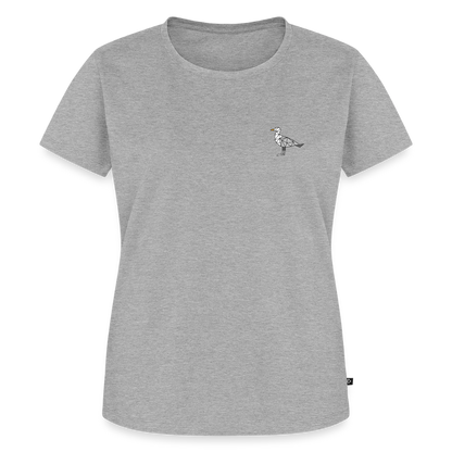 Möwe - Damen Premium Bio T-Shirt - Grau meliert