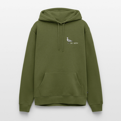 Herren Premium Hoodie - de Mööv (weiss) - Khaki