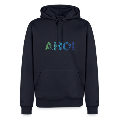 Herren Premium Hoodie - Ahoi doodles - Navy