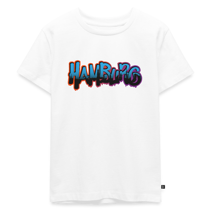 Kinder Premium T-Shirt - Hamburg - Weiß