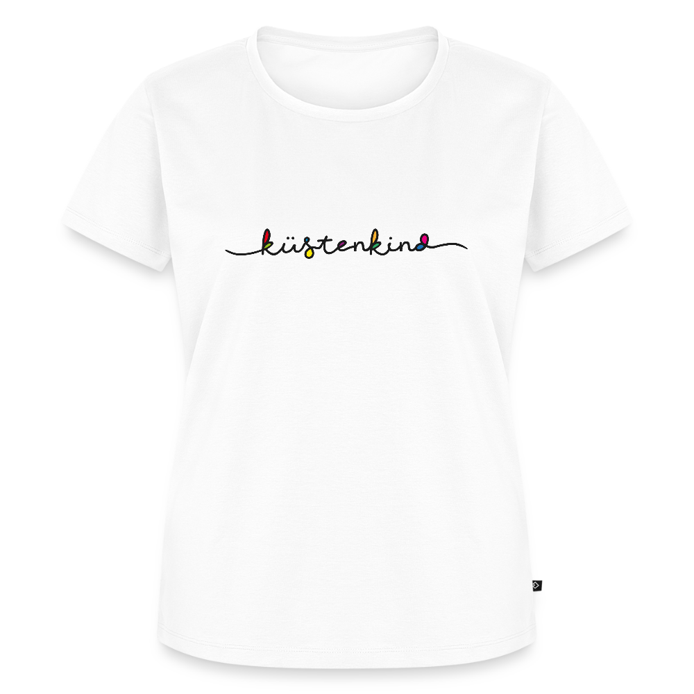 Damen Premium Bio T-Shirt - Küstenkind - Weiß