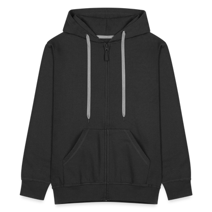 Herren Premium Kapuzenjacke - Schaf (weiss) - Schwarz