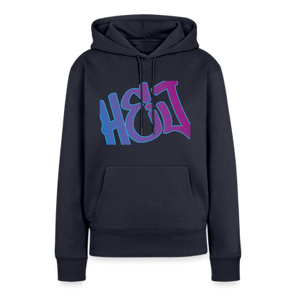 Damen Premium Hoodie - Hej - Navy
