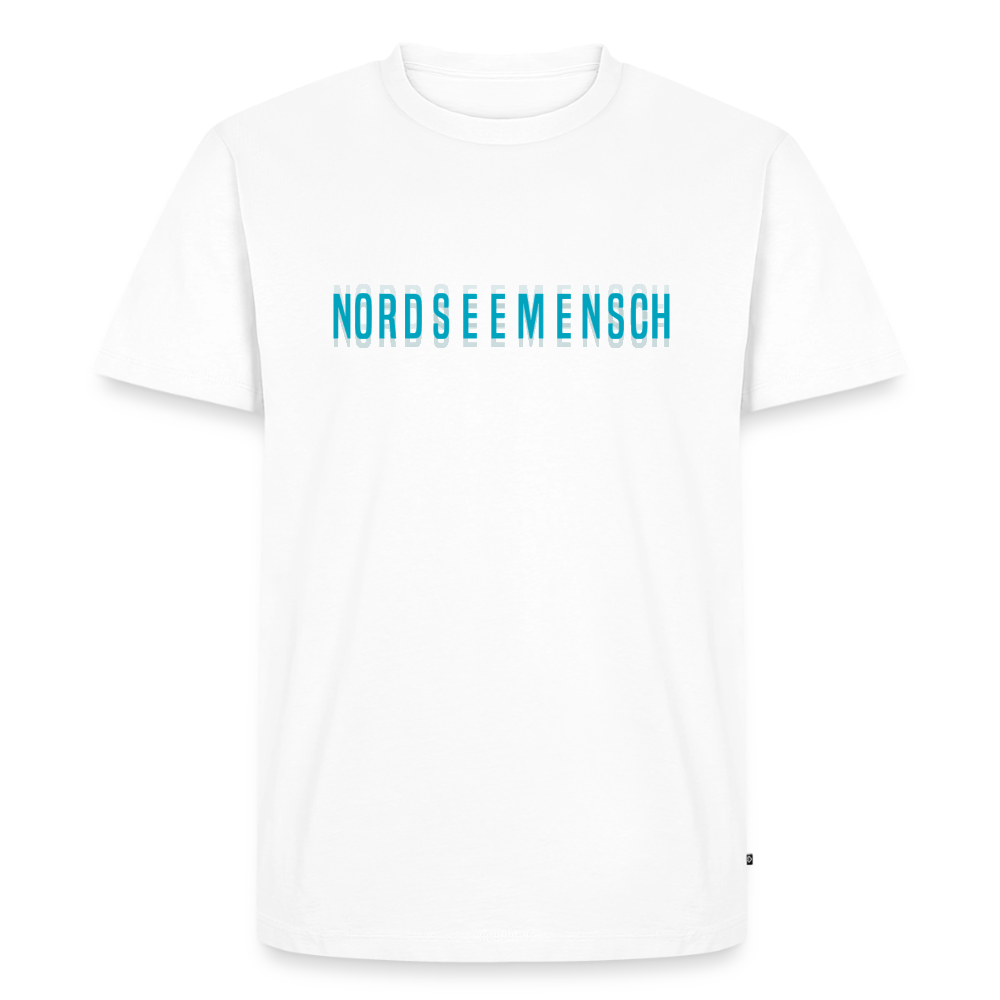 Nordseemensch - Herren Premium T-Shirt - Weiß