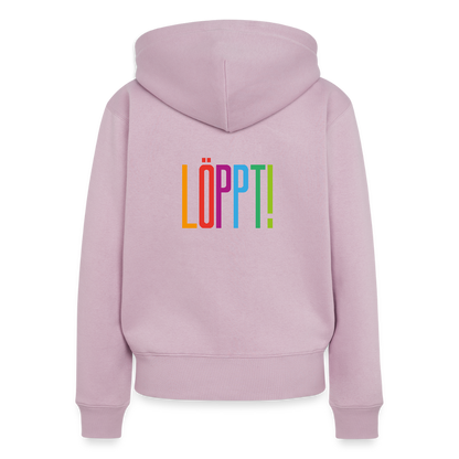 Damen Premium Kapuzenjacke - Löppt! - Altrosa