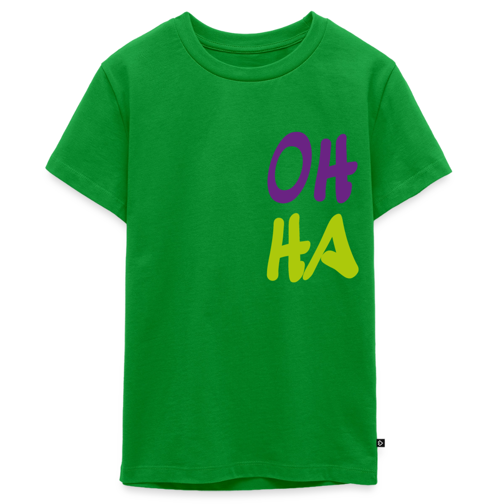 Teenager Premium T-Shirt "Oh ha" - Grün