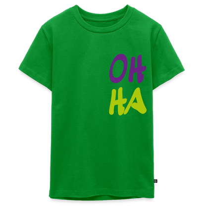 Teenager Premium T-Shirt "Oh ha" - Grün