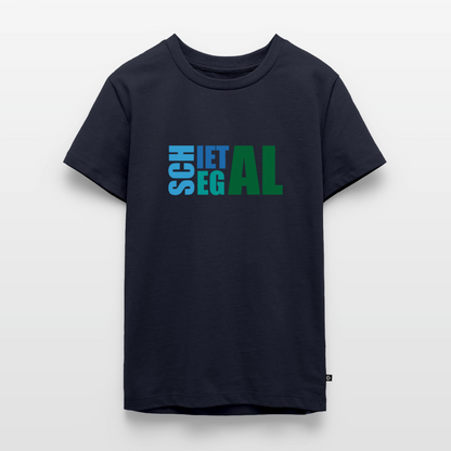 Teenager Premium T-Shirt "Schietegal" - Navy