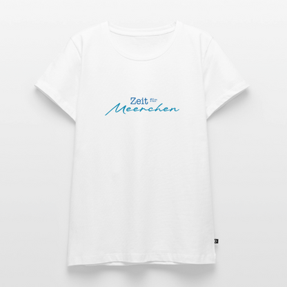 Damen Premium T-Shirt - Zeit für Meerchen - Weiß