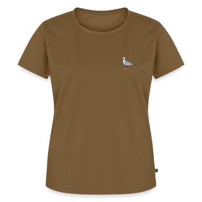 Möwe - Damen Premium Bio T-Shirt - Nussbraun