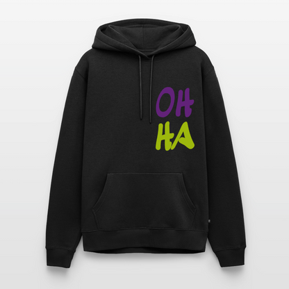 Herren Premium Hoodie - Oh ha - Schwarz