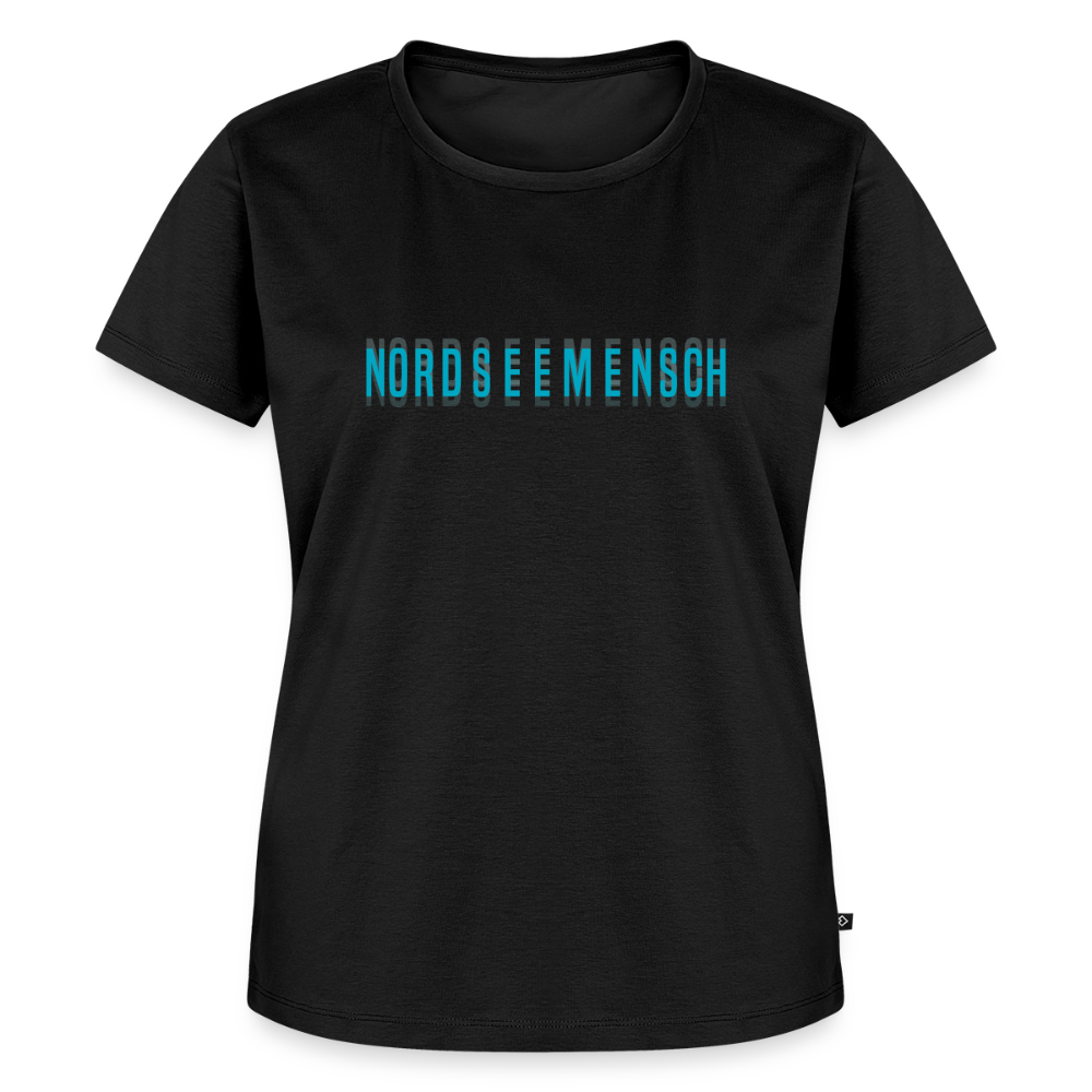 Nordseemensch - Damen Premium T-Shirt - Schwarz