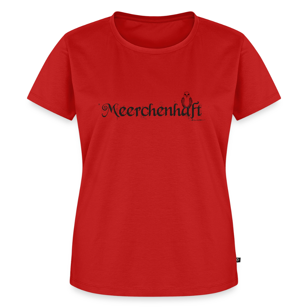 Meerchenhaft Damen Premium T-Shirt im nordischen Stil - Rot