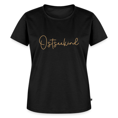 Damen Premium Bio T-Shirt - Ostseekind - Schwarz