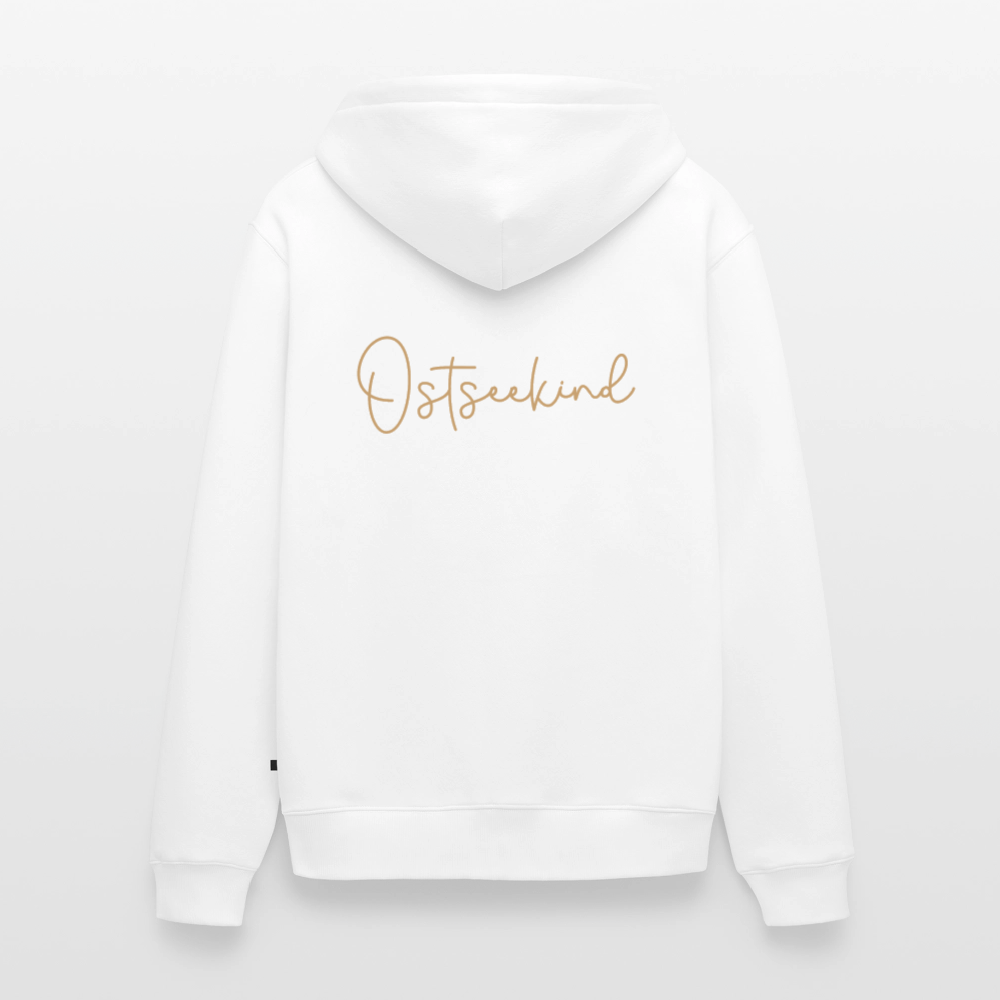 Herren Premium Kapuzenjacke - Ostseekind - Weiß