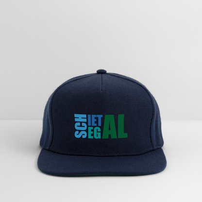 Snapback Cap - Schietegal - Navy/Navy