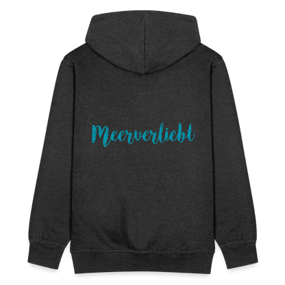 Herren Premium Kapuzenjacke - Meerverliebt - Anthrazit
