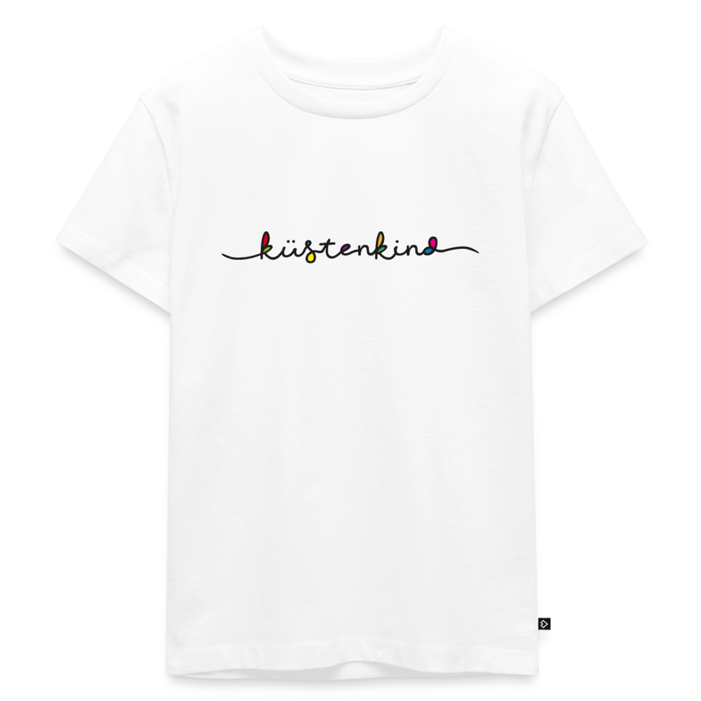 Kinder Premium T-Shirt "Küstenkind" - Weiß