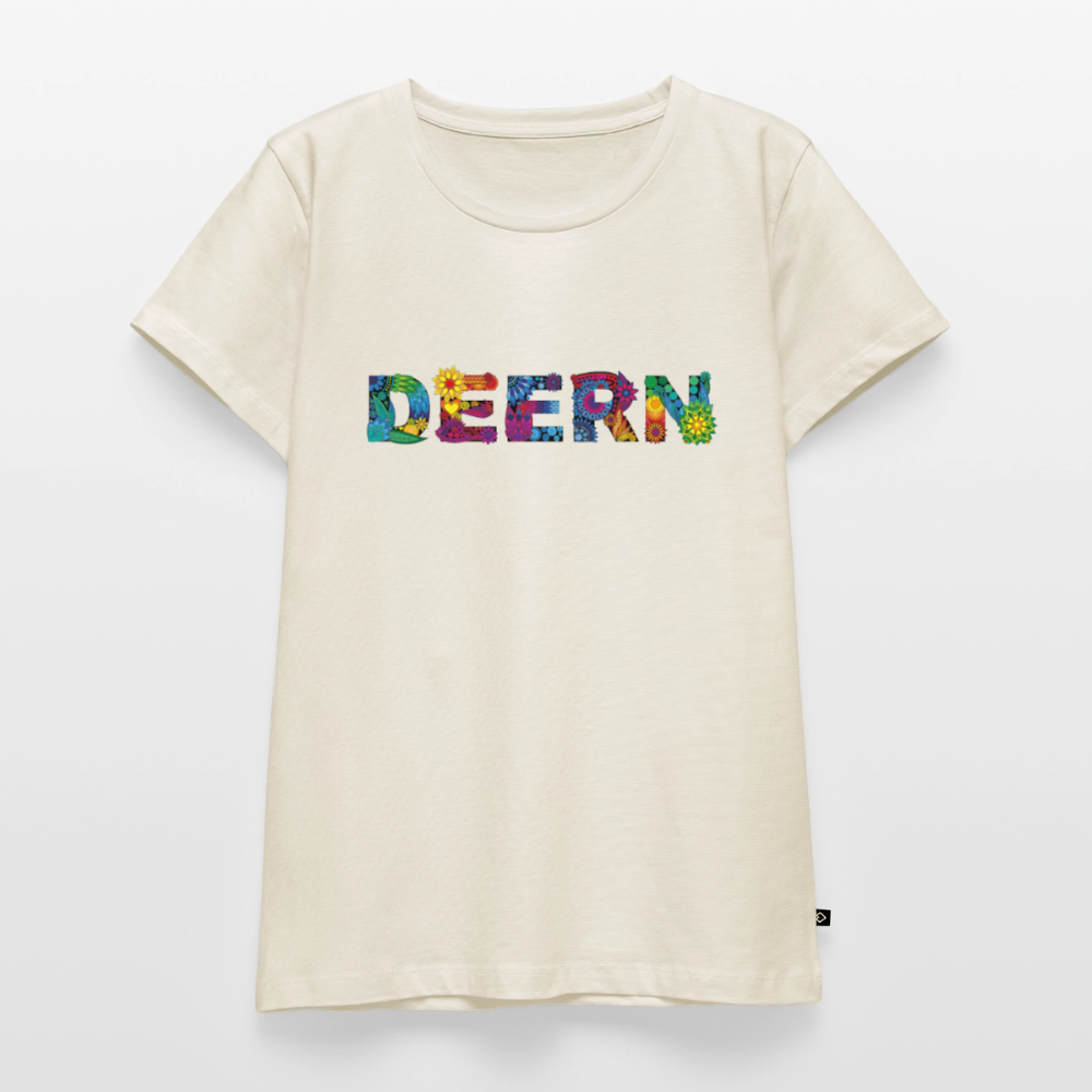 Damen Premium Bio T-Shirt - Deern - Naturweiß