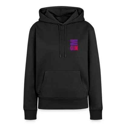 Damen Premium Hoodie - Moin - Schwarz