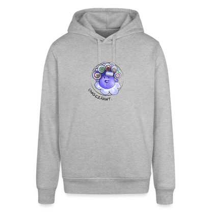 Unisex Bio-Hoodie - Schaf ungezähmt - Grau meliert
