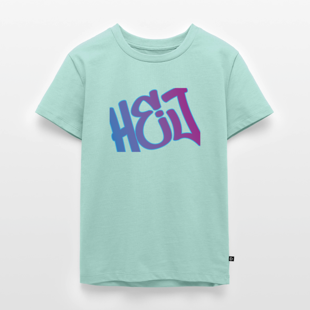 Kinder Premium T-Shirt "Hej" - Mint 