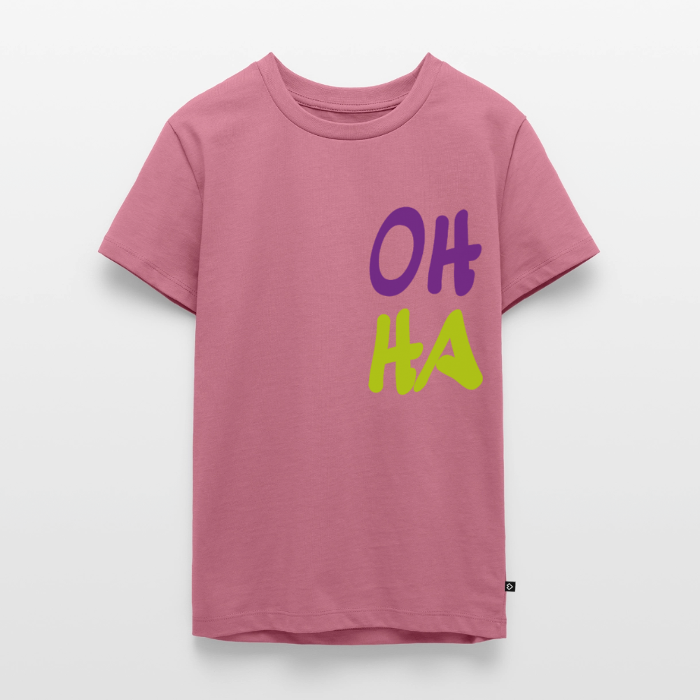 Teenager Premium T-Shirt "Oh ha" - Mauve