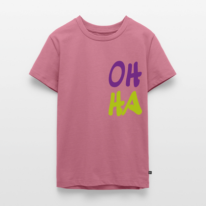 Teenager Premium T-Shirt "Oh ha" - Mauve