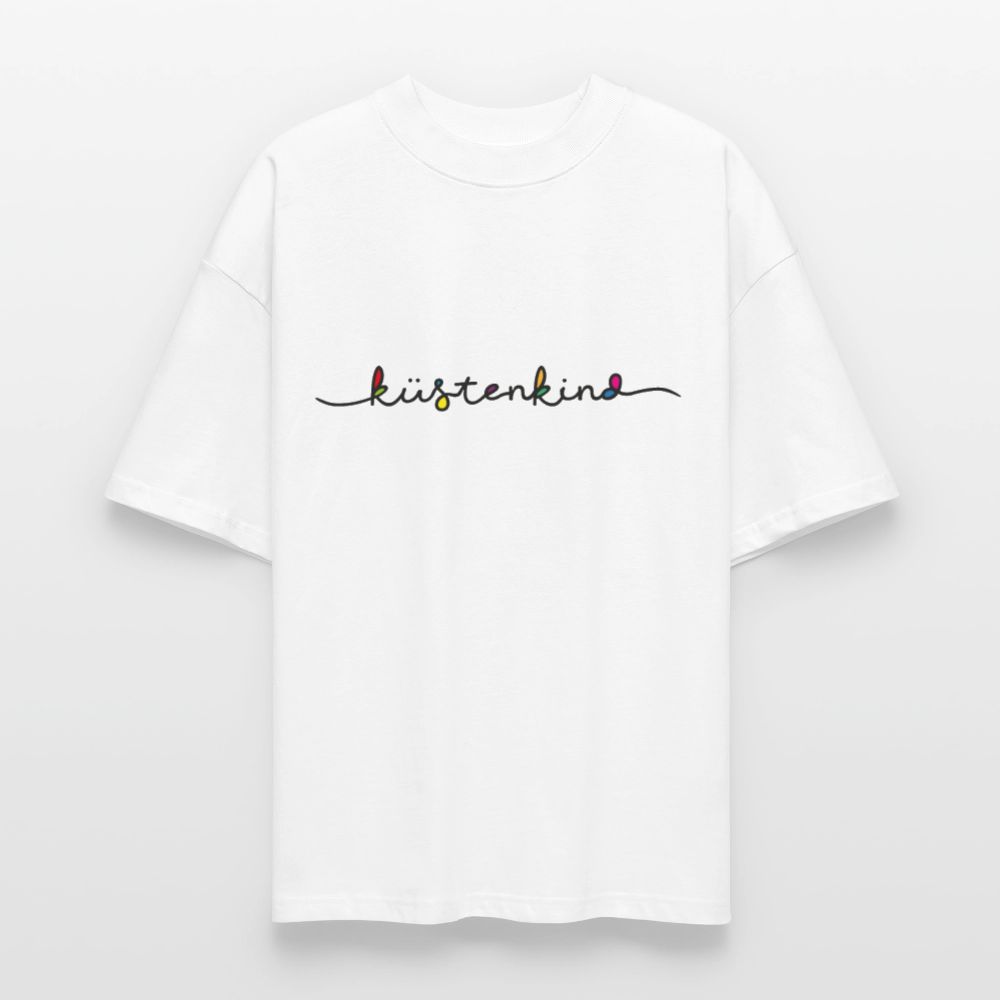 Unisex Oversize Bio-T-Shirt - Küstenkind - Weiß