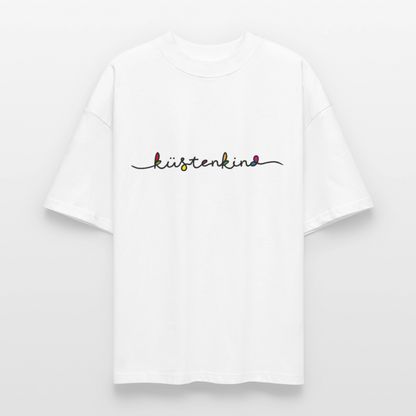 Unisex Oversize Bio-T-Shirt - Küstenkind - Weiß