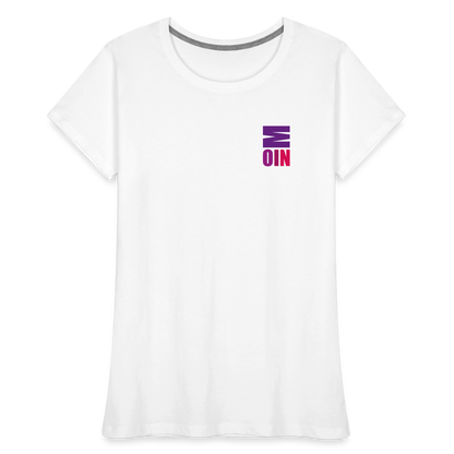 Frauen Premium Bio T-Shirt - Moin - Weiß