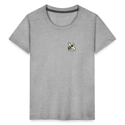 Kinder Premium T-Shirt - Plüschmoors - Grau meliert