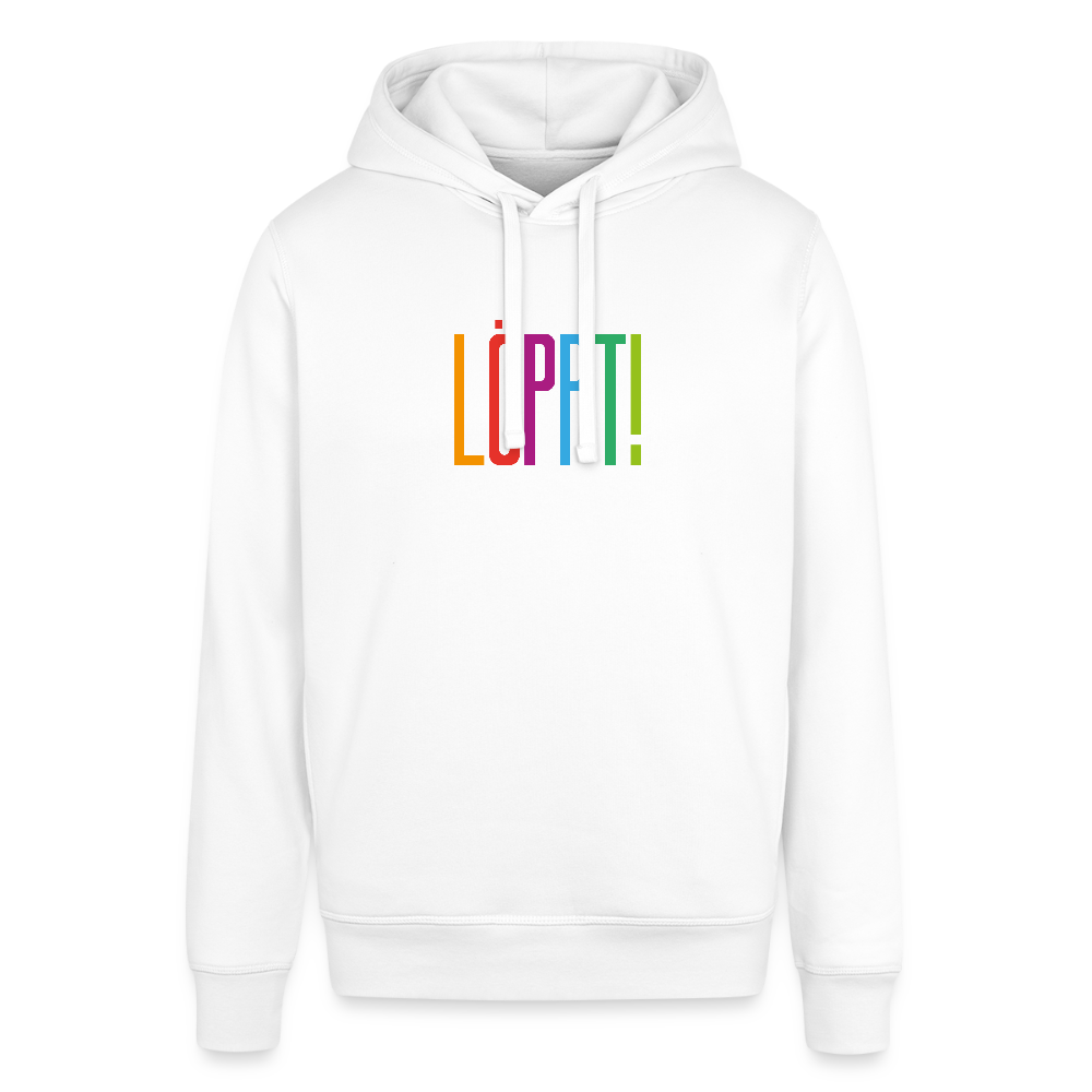Unisex Bio-Hoodie - Löppt! - Weiß