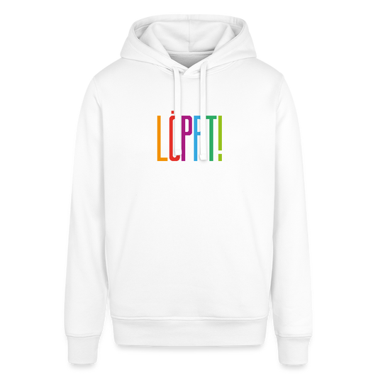 Unisex Bio-Hoodie - Löppt! - Weiß