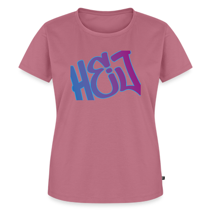 Damen Premium Bio T-Shirt - Hej - Mauve