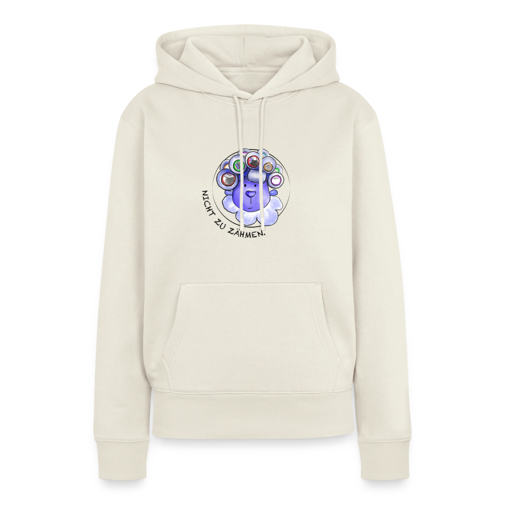 Nicht zu zähmen - Damen Premium Hoodie - Naturweiß