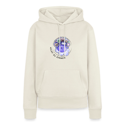 Nicht zu zähmen - Damen Premium Hoodie - Naturweiß