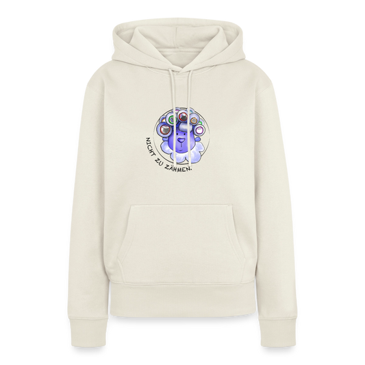 Nicht zu zähmen - Damen Premium Hoodie - Naturweiß