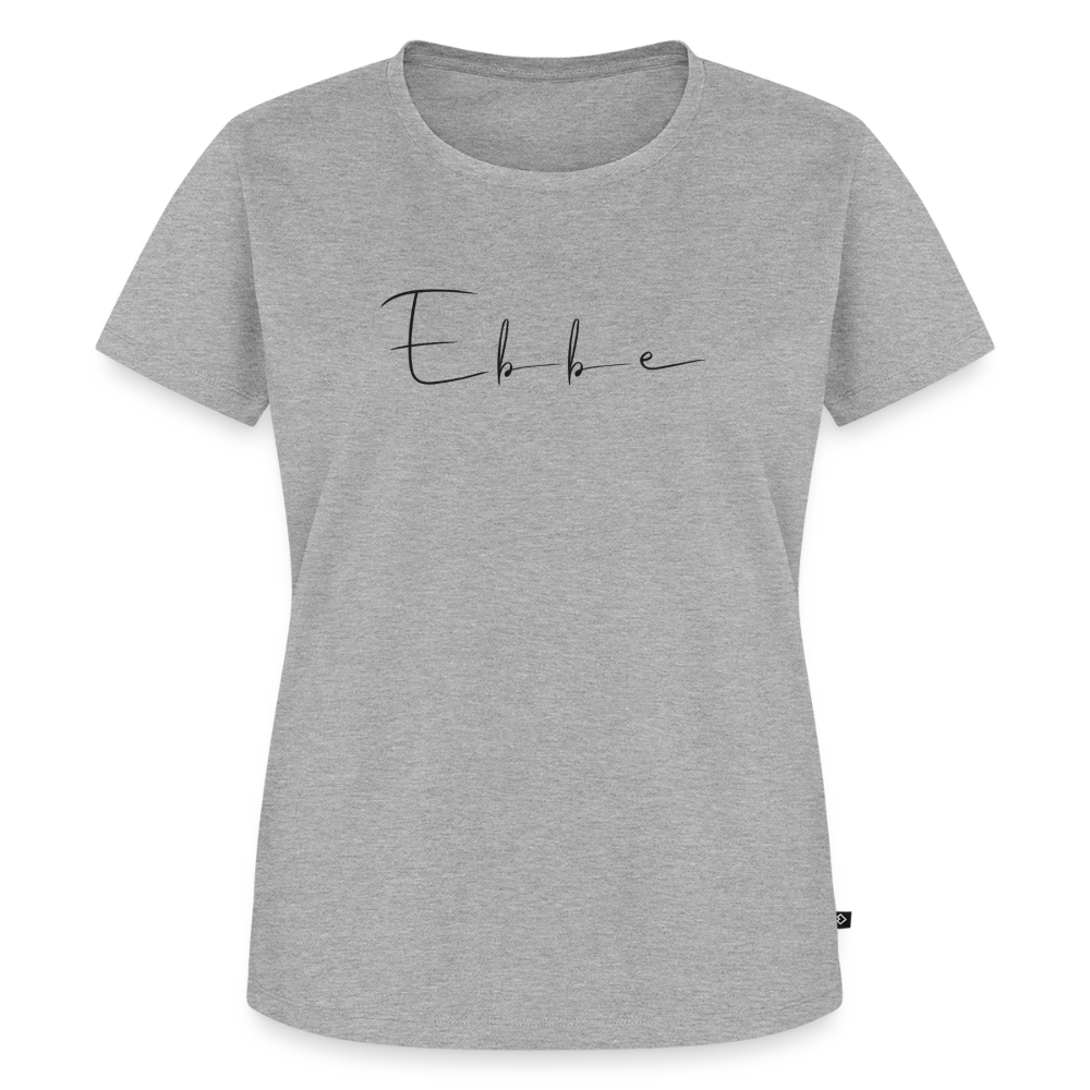 Ebbe - Damen Premium Bio T-Shirt - Grau meliert